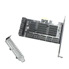 Адаптер SATA PCIE 1X, 581016 портов PCIE X4 X8 X16 на SATA 3,0, 6 Гбитс, карта расширения скорости, PCI Express SATA III контроллер