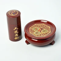 fengshui 64 divinatory divination drum of zhouyi six trigram tools of zhouyi card of yijing 6 yao divination tool coins money