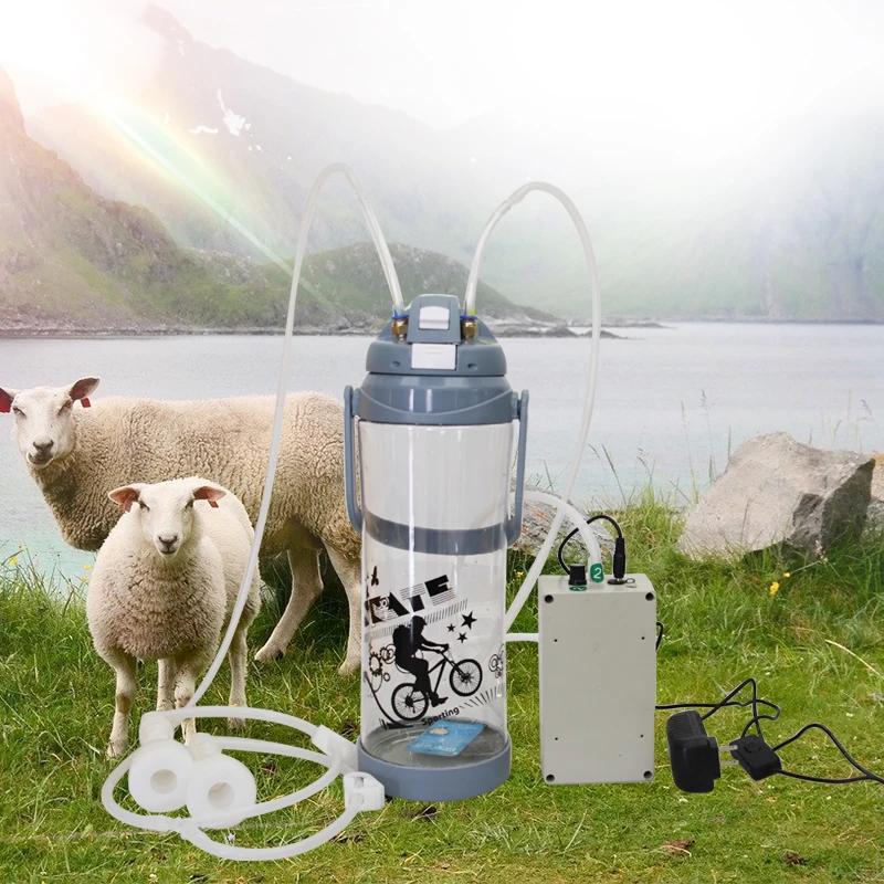 3L Electric Milking Machine for Goat Cattle Automatic Vacuum Motor Pump Milker 110v-240v Electric Milker for Farm Livestock tool