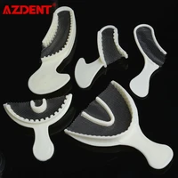 5pcspack dental impression trays central supply teeth holder durable for plastic metal materials