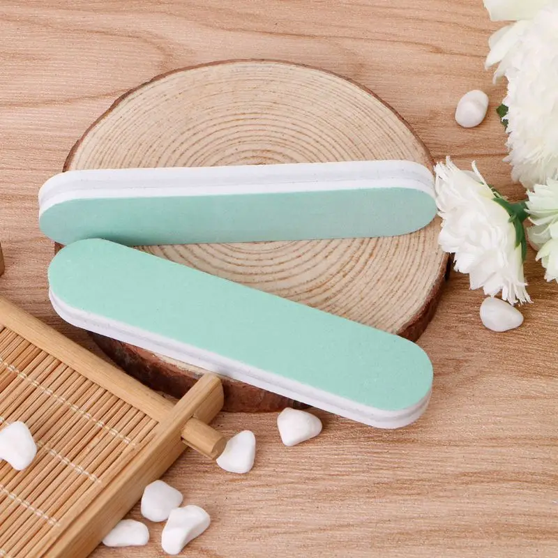 

1pc 3000/600 Girt Double Sided Round Nail Art Sanding Polisher Buffer Nail File