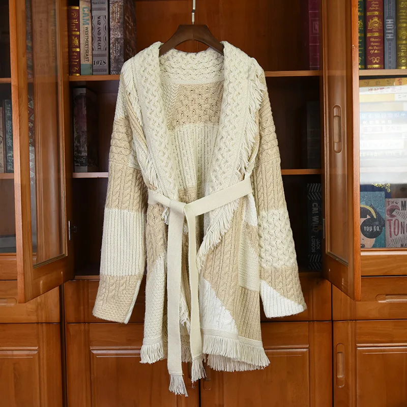 

Европа Стиль; Лидер продаж; Модные женские шлепанцы из пояс с кистями, кардиганы, верхняя одежда; Весна-Осень Высокое качество дизайнерские ...