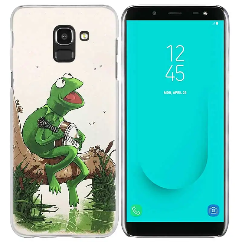 Лягушонок Кермит чехол для samsung Galaxy A50 A80 A70 A60 A40 A30 A20 A20e A10 A9 A7 A6 плюс Note 8 9 10 Pro
