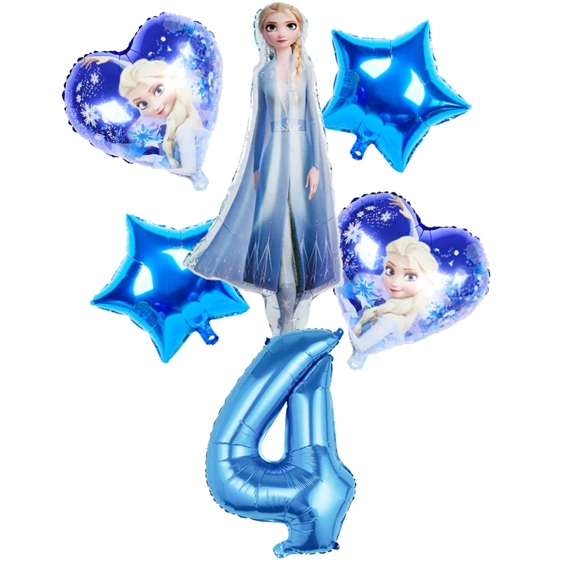 Гелиевые шары Холодное сердце в стиле принцессы Эльзы Дисней 32 дюйма 1 комплект |