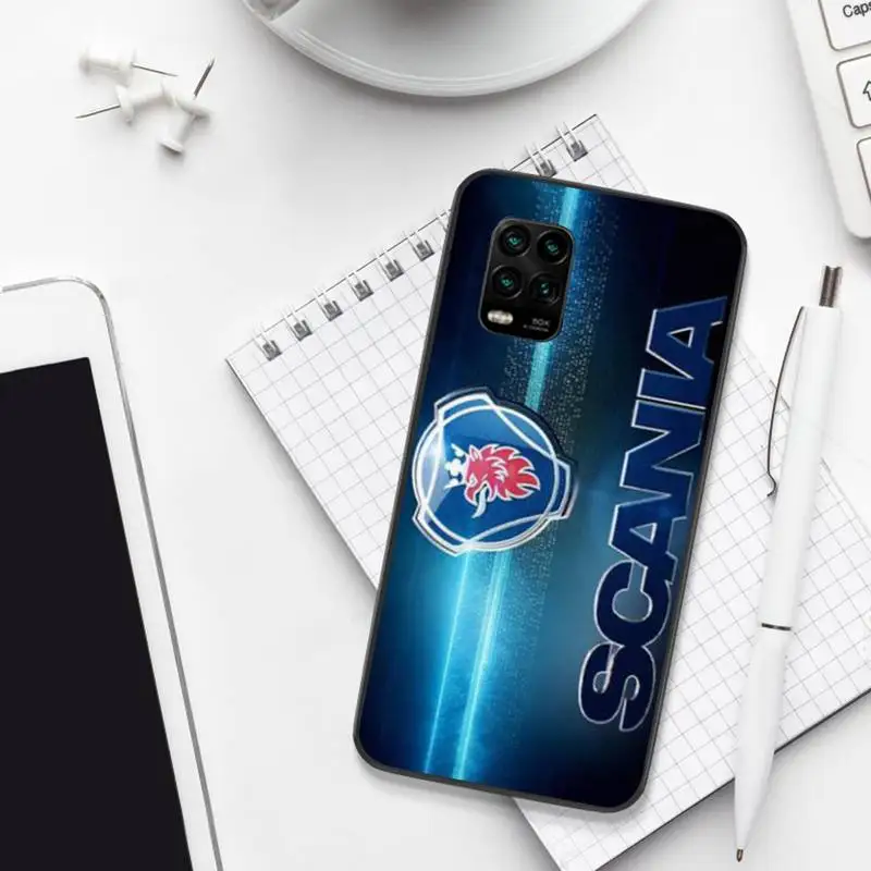 

Scanias Truck Black Soft Phone Cases For Xiaomi 8 9 Se 10 10pro Note 2 3 10 MIX2 S MAX2 3 F1 5X