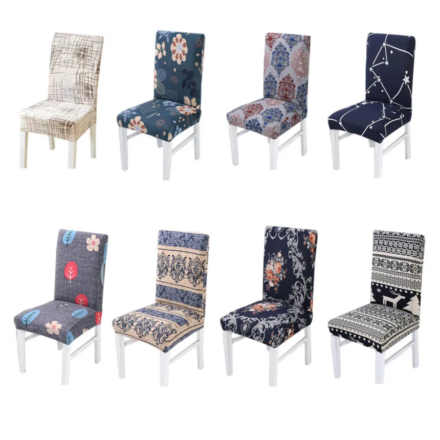 Современная печать чехол на стул для банкетов и свадеб покрытия офисных стульев