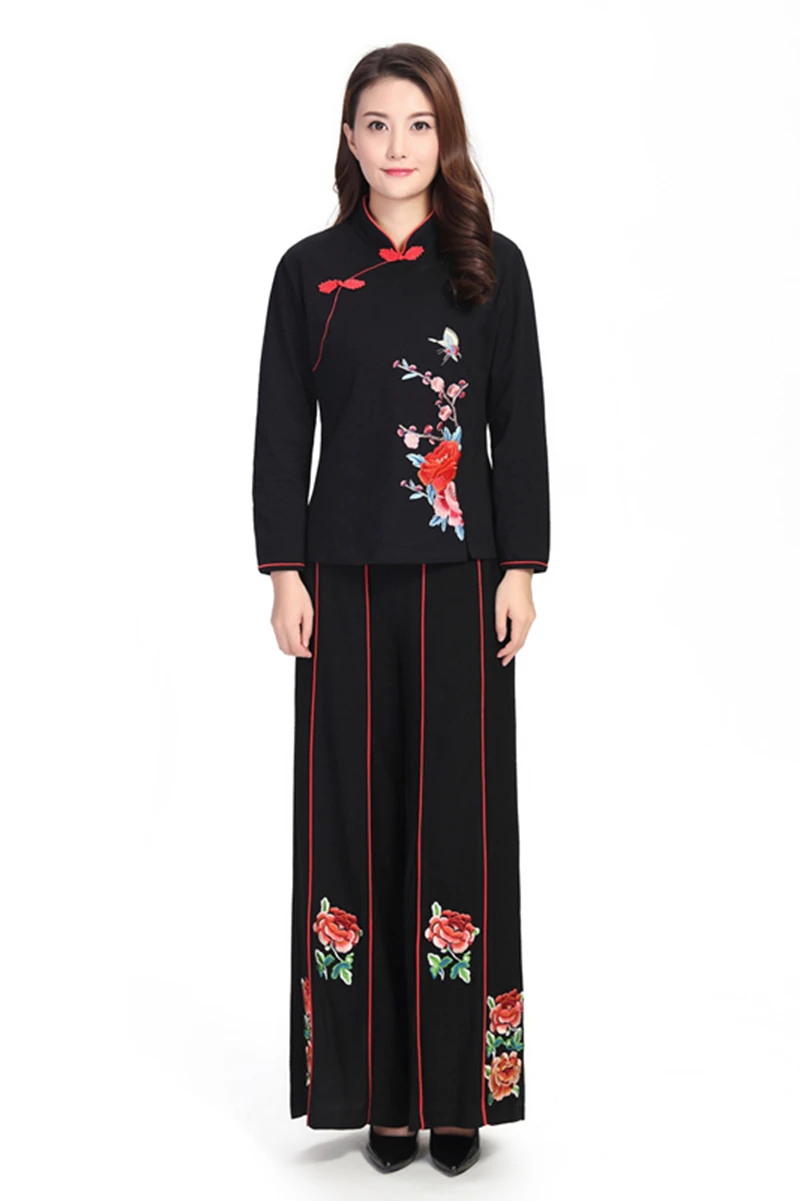 Новый китайский cheongsam топы хлопок Ретро среднего и пожилого возраста матери