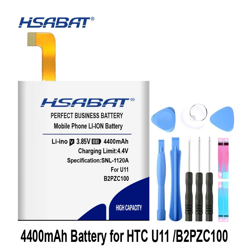 HSABAT 4400mAh B2PZC100 батарея для htc U11 U-3U