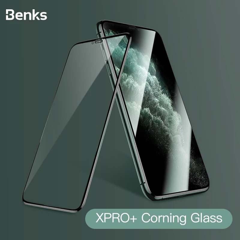 Защитное стекло Benks Corning 3D XPRO закаленное HD с полным покрытием для iPhone X XS 11 Pro MAX XR