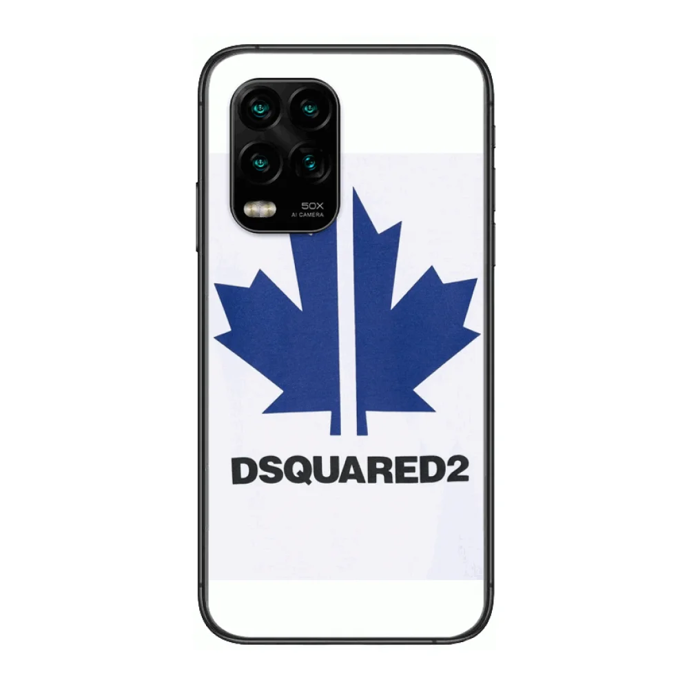 

Fashion luxury DSQ2 D2 Phone Case For xiaomi Redmi Note 9S 8 7 6 5 A Pro T Anime Black Cover Silicone Back Pretty senior