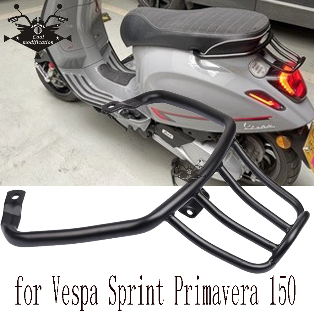 For Piaggio Vespa Sprint Primavera 150 Rear Seat Luggage Carrier Rack Support Holder Saddlebag Cargo Shelf Bracket Kits