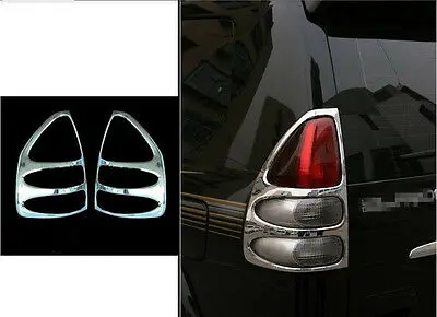 

Chrome Rear Tail Light Lamp Cover Trim For Toyota Prado Fj120 2003-2009