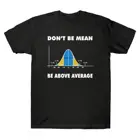 Забавная футболка с надписью Don't Be Mean Be выше среднего размера, Мужская хлопковая футболка, черная Готическая футболка ольччан, Женский Топ, популярный летний топ