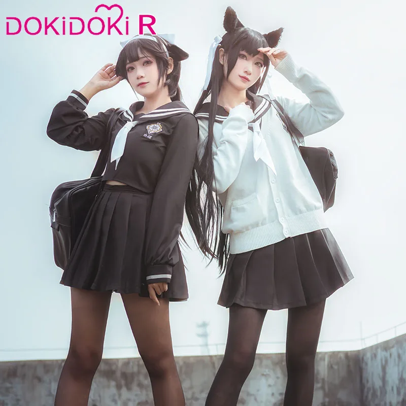 DokiDoki Косплей костюм для Хэллоуина эдн Такао униформа JK|Игровые костюмы| |