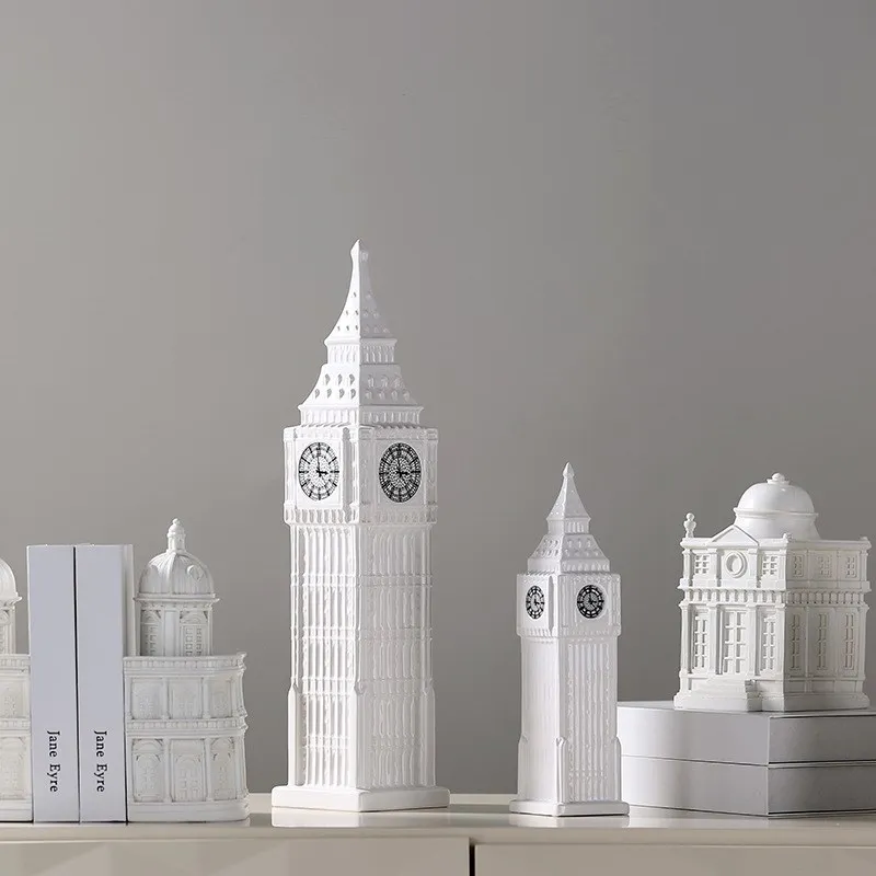 

European Ceramic Artware Office Desk Gift Decoration Set Ceramic Decoration Home Decor Modern Accessories For Living Room