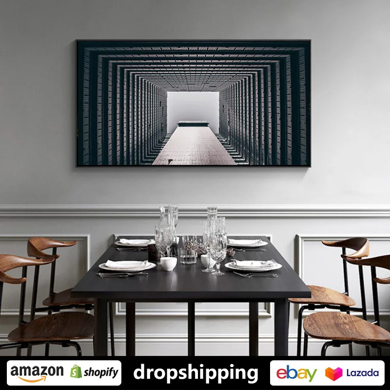 

ART ZONE Modern Architectural Abstract Photographic prints Wall Art Canvas posters Artwork Living Room bedroom office Home Decor