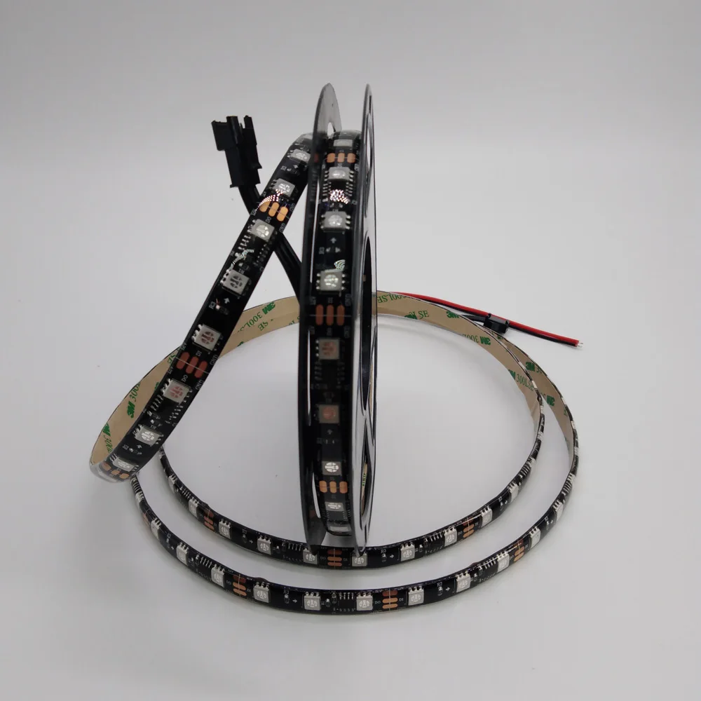 SM16703 WS2811 Addressable Rgb Led Strip 60 leds/M 12V digital 5050 programable 5M Smart Pixel Led Tape for led madrix project