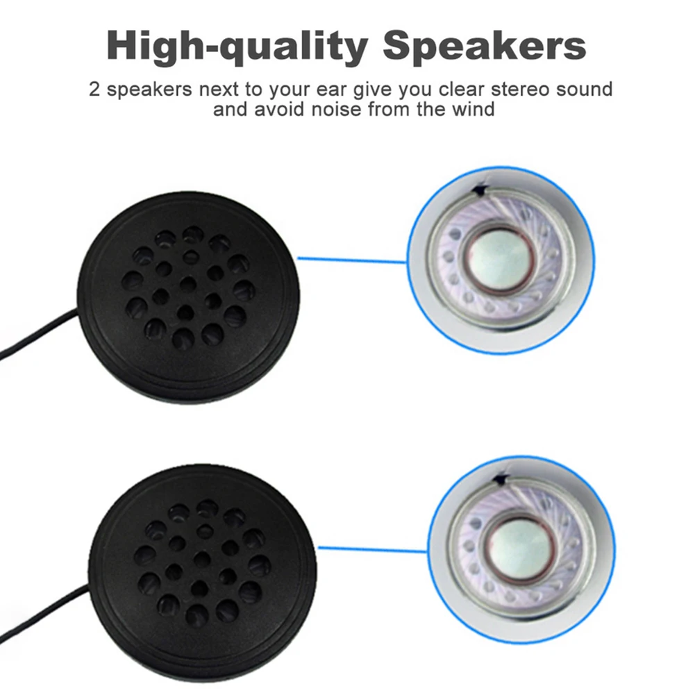 Мотоциклетный шлем гарнитура наушники колонки Поддержка громкой связи для Ios