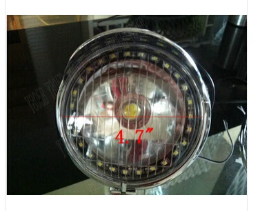Blue LED Angel Eye Spot Light Fog For Yamaha VStar 400 650 1100 1300 Virago Xv 250 535 750 Road Star Custom Chopper |