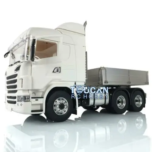 

Трактор LESU, металлический, 6 х6 шасси, Радиоуправляемый автомобиль, пульт дистанционного управления для R730 Scania THZH0665, 1/14