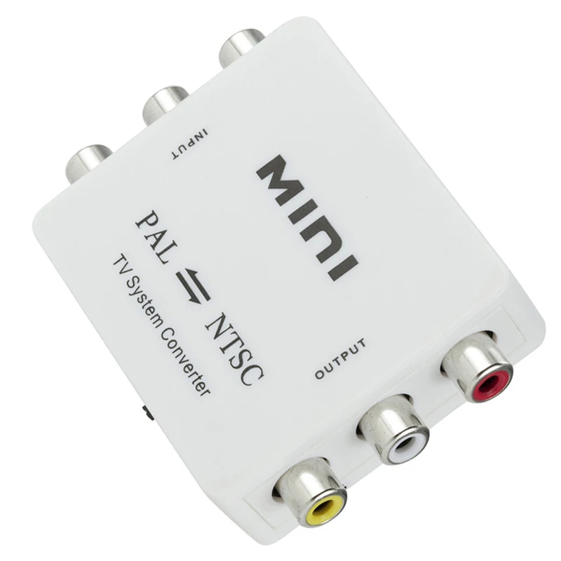 Двунаправленный ТВ переключатель PAL/NTSC/SECAM в PAL/NTSC белый 1 шт.|Адаптеры AC/DC| |