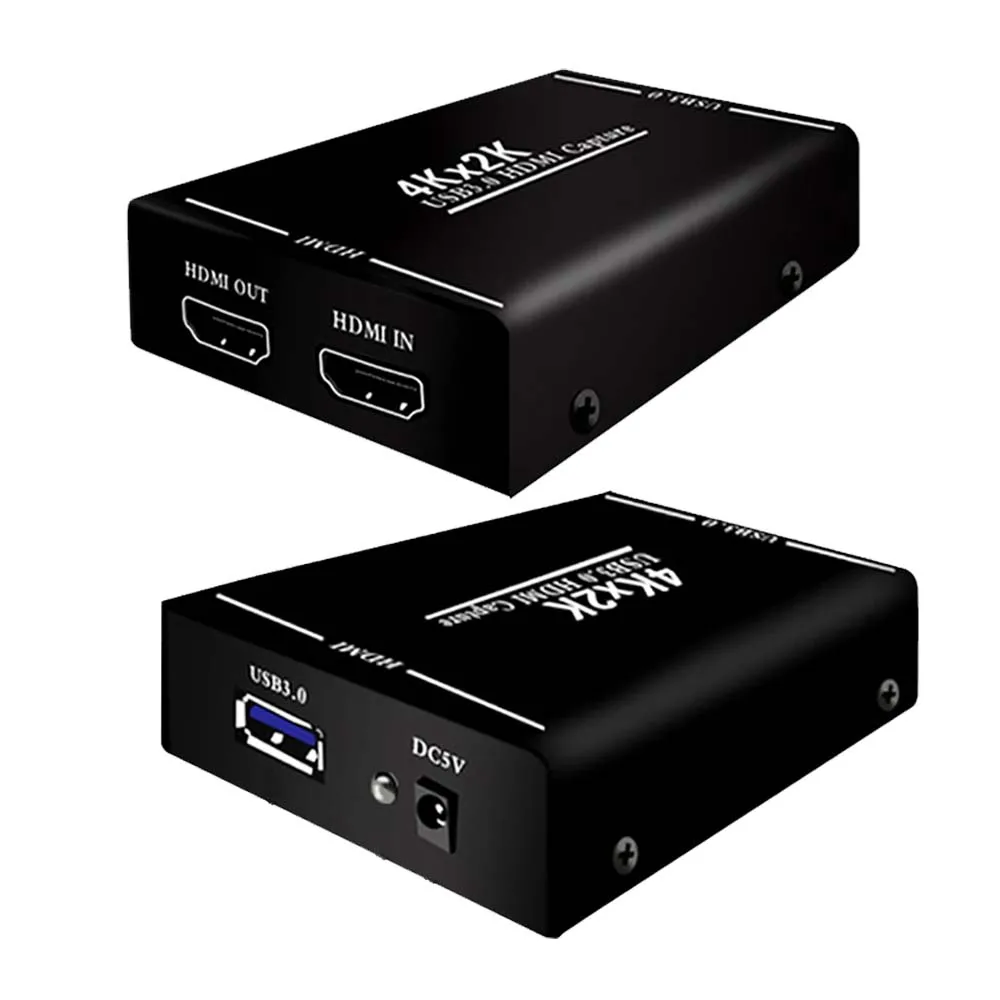 

Video Capture Card Device 4K 2K HDMI to USB 3.0 1080P Dongle HDMI Capture HD for PC PS4 Wii Switch Game Capturing Live Streaming