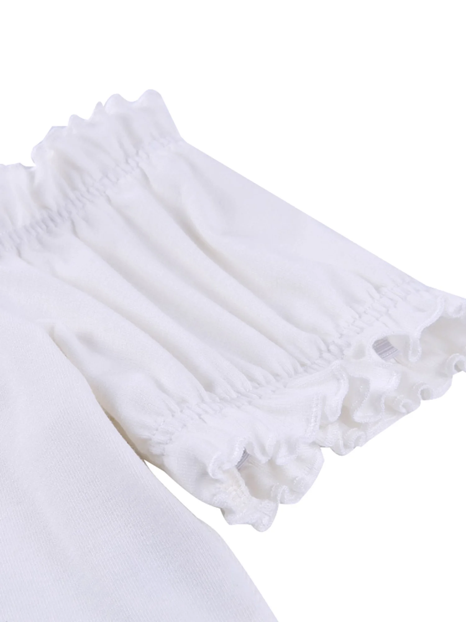 Женский кардиган на шнуровке однотонный короткий топ с оборками рукавах и