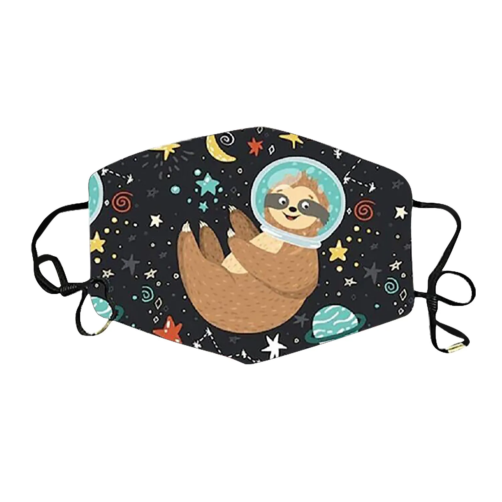 

1pc Adult Men Women Reusable Washable Face Mask Outdoor Dustproof Cute Animal Double-layer Mask Breathable Mascarillas d5