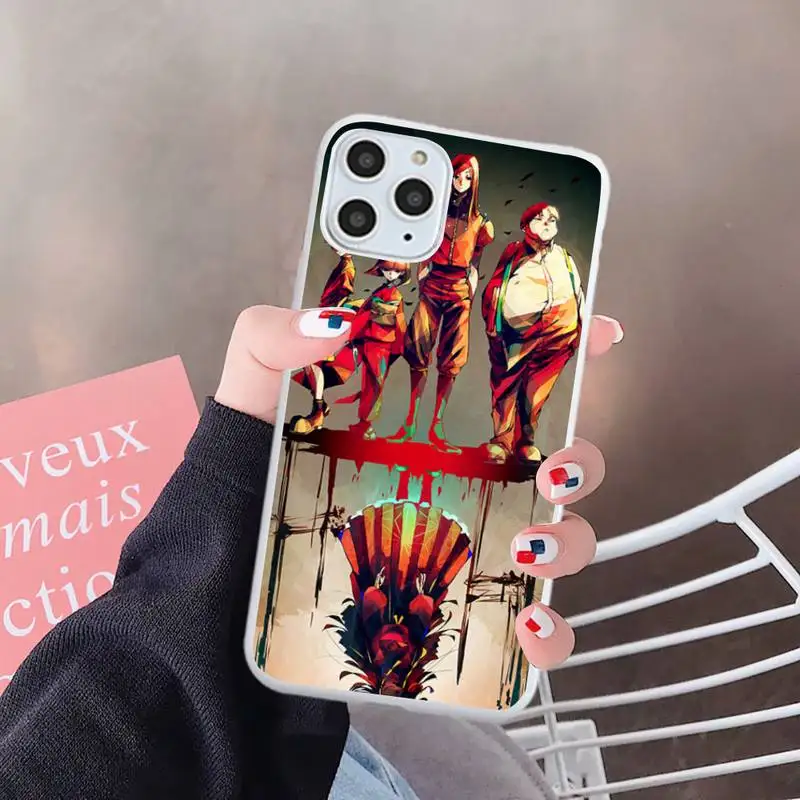 

Full-time hunter Hunter X Hunter Phone Case Candy Color for iPhone 6 7 8 11 12 s mini pro X XS XR MAX Plus