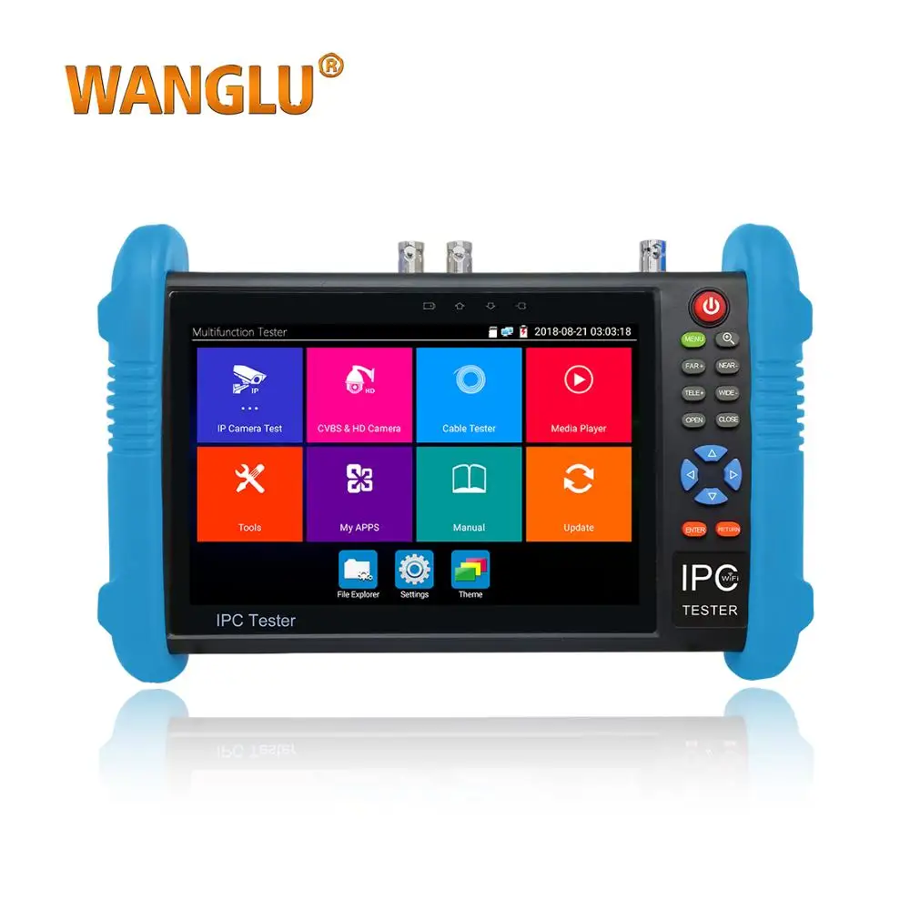 WANGLU производитель 7 дюймов IPS сенсорный экран с разрешением 4K TVI CVI AHD SDI все в одном