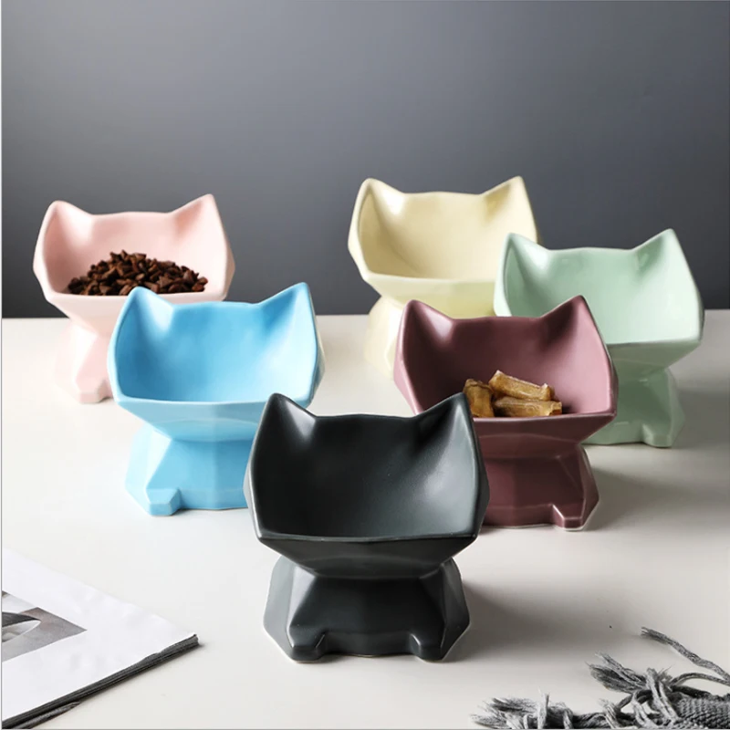 Товары для домашних животных кошек одинарная миска еды собак посуда креативная