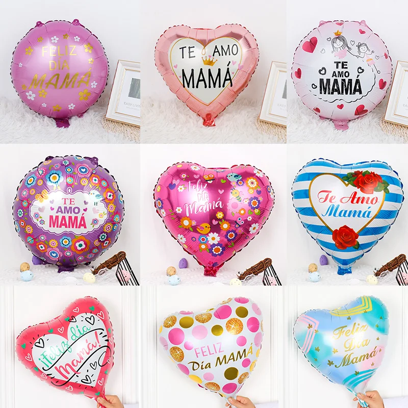 Воздушные шары из фольги TE AMO MAMA 18 дюймов 1 шт. |