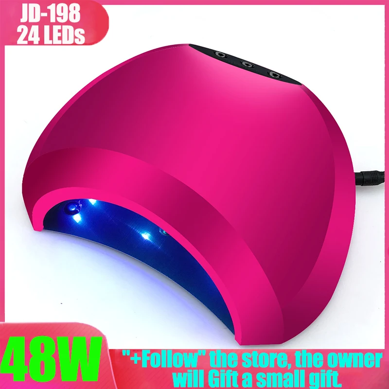 УФ-лампы для ногтей Солнце Сушилка для ногтей 48 W SUNUV светодиодный для всех гель 24 светодиодный s автоматическое распознавание дно 10 S/30 S/60 S таймер лампа для маникюра