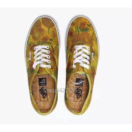 Подсолнухи без застежек VANSES x Vincent Van Gogh Old Skool|Катание на скейтборде| |