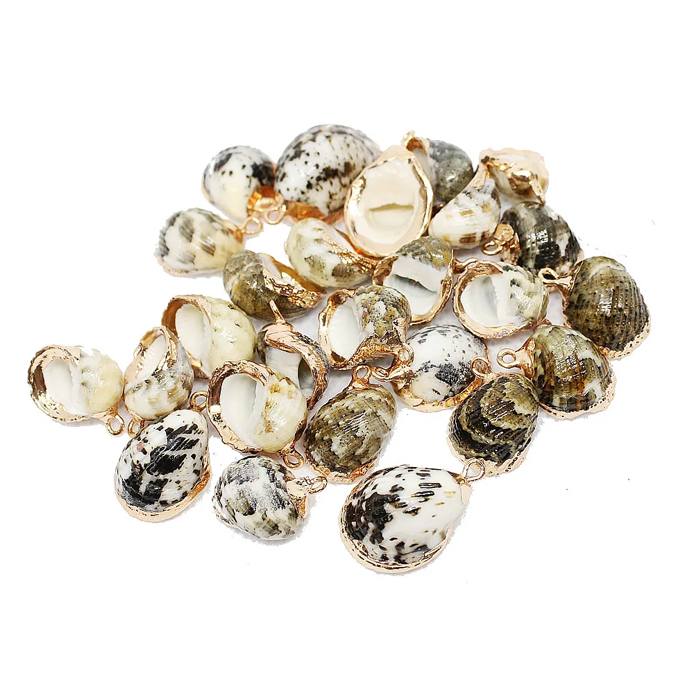 5 шт. подвески из натуральной раковины размер 10*20 мм Подвески ожерелье кулон для