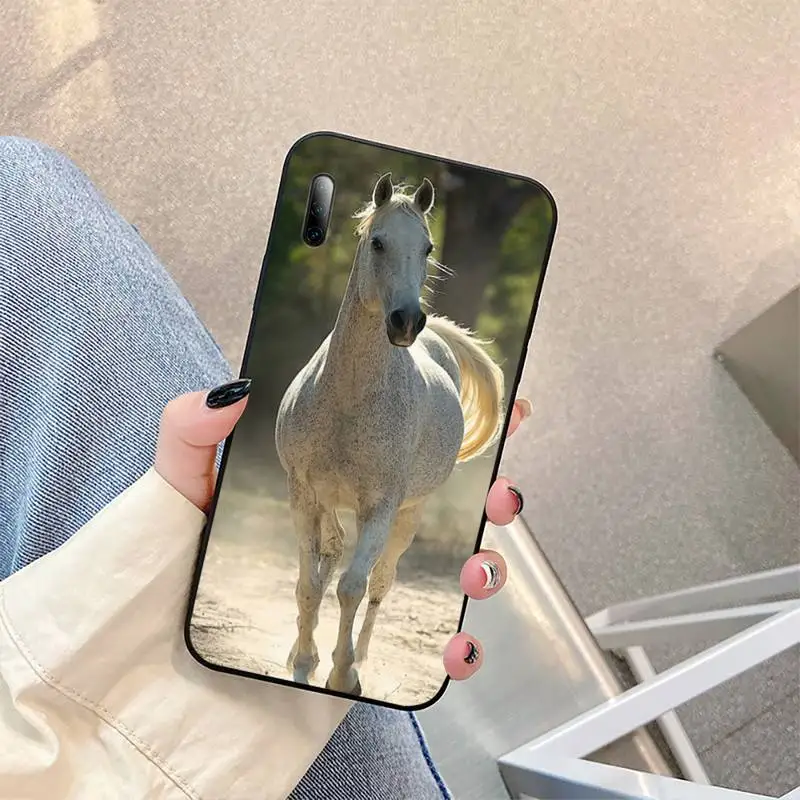 

Handsome Horse Animal Luxury Unique Phone Case for redmi 6A 4X 7 7A 9 8A 5Plus Note 4 5 7 8T 9pro cover