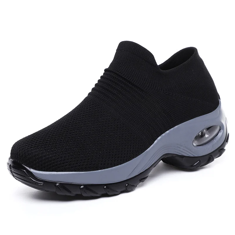 

Women Shoes Chunky Sneakers Women White Shoes Breathable Casual Vulcanized Shoes Slip On Platform Sneakers Basket Femme Size 42