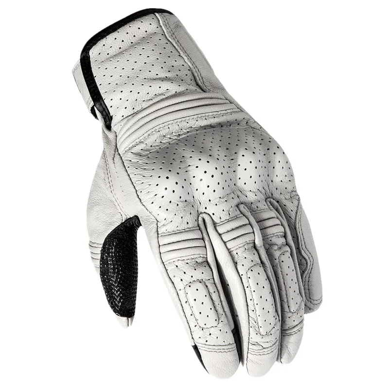 Перчатки для мотоциклистов из кожи с сенсорным экраном дышащие мотокросса