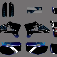 Графические и Фоновые наклейки наборы для Yamaha YZ250F YZ450F YZF250 YZF450 2003