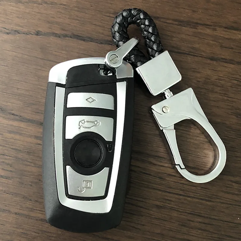

Car keychain braided rope men and women For car key ring ring pendant