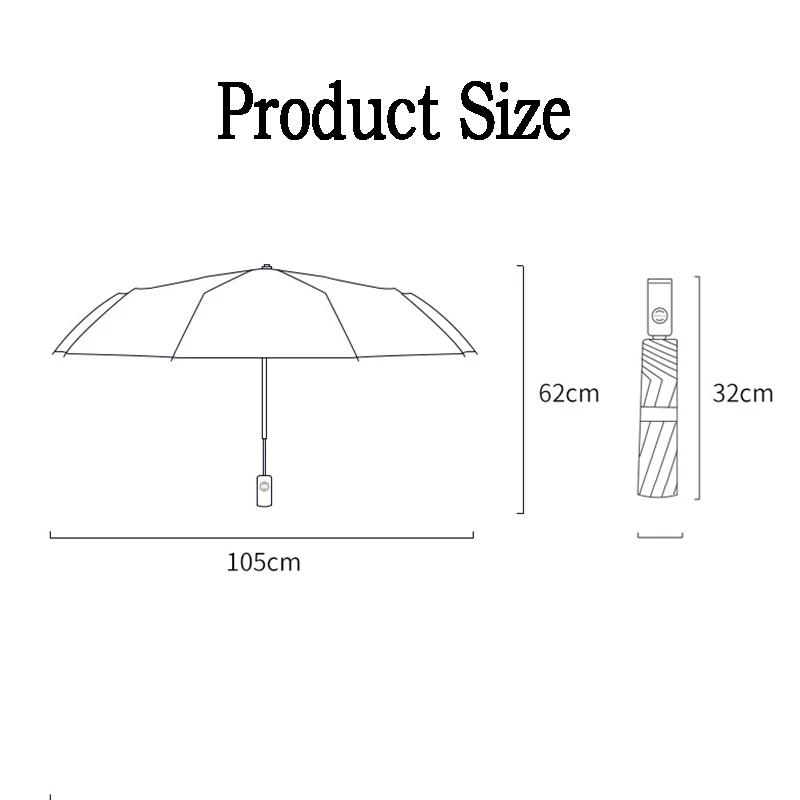 Складной зонт автомат для женщин и мужчин большие ветронепроницаемые
