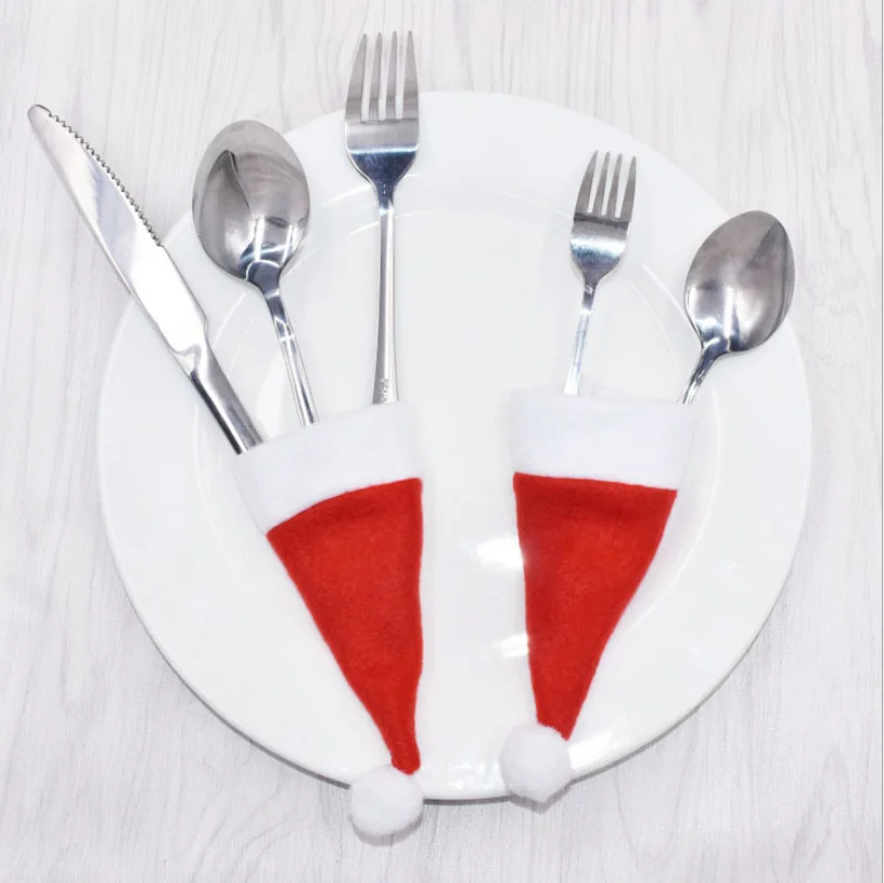 Новый Набор рождественских чехлов для винных бутылок 2 шт./компл. украшения с