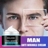 men collagen face cream remove wrinkles fine lines anti aging whitening brighten moisturizing eye firming lift facial skin care
