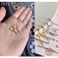 oufei lightning small drop earrings 100 925 sterling silver earring for women fashion simple earrings fine 2020 new jewelry