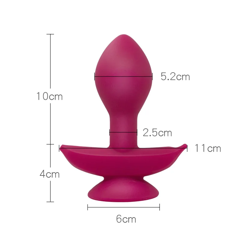 10 Вибратор на несколько скоростей фаллоимитатор присоске силиконовый Анальная
