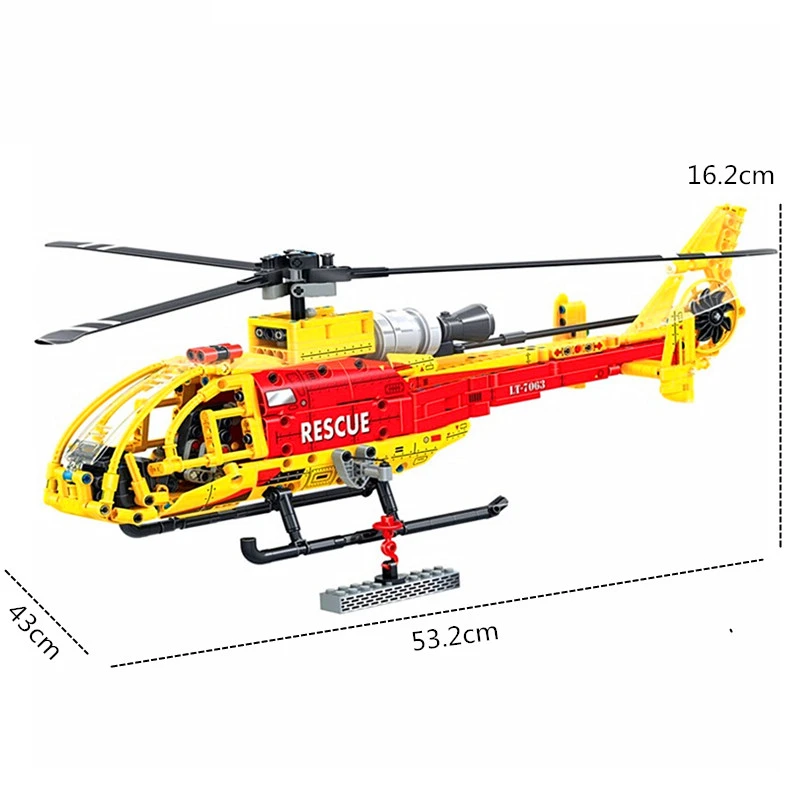 Конструктор вертолет с тяжелым подъемником из серии Creator в масштабе 1:20 наборы
