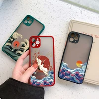 magic surfing phone case for iphone 12 11 13 pro max 6s 7 8 plus se 2020 case for iphone x xs max xr ukiyoe wave cover fundas