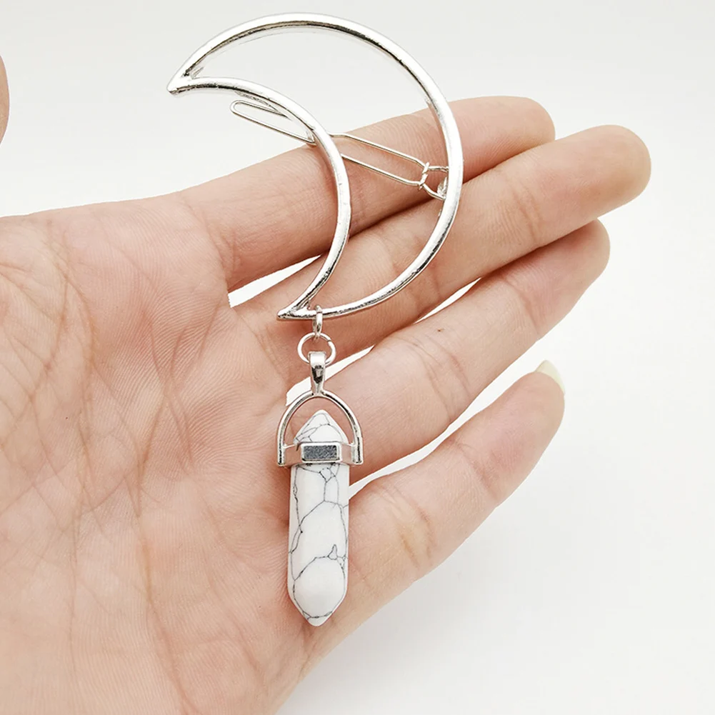 Moon с шестигранной головкой подвесной зажим для женщин геометрический заколки