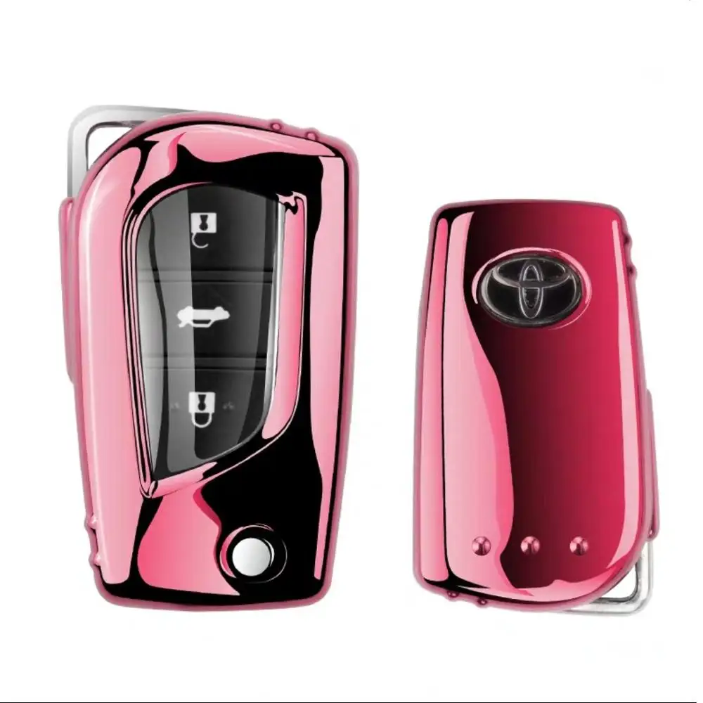 Чехол для автомобильного ключа из ТПУ с дистанционным управлением Toyota RAV4 Prado