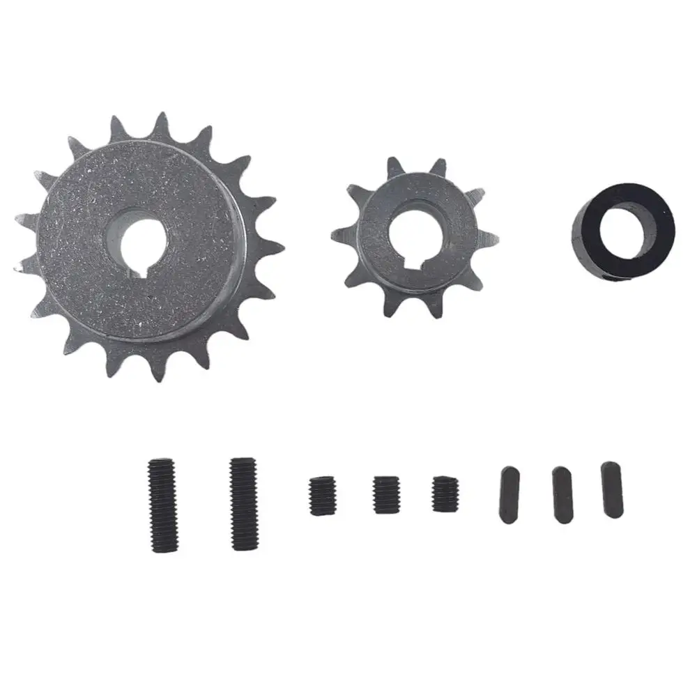 Серебристый комплект шагового вала подходит для цепей 415 66cc 80cc велосипед с